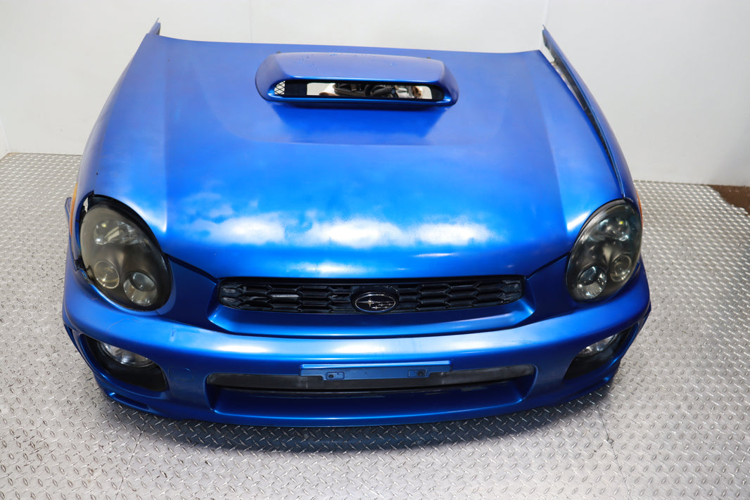 JDM 2002 - 2003 SUBARU IMPREZA WRX GDA BUGEYE COMPLETE FRONT-END NOSE CUT ASSEMBLY