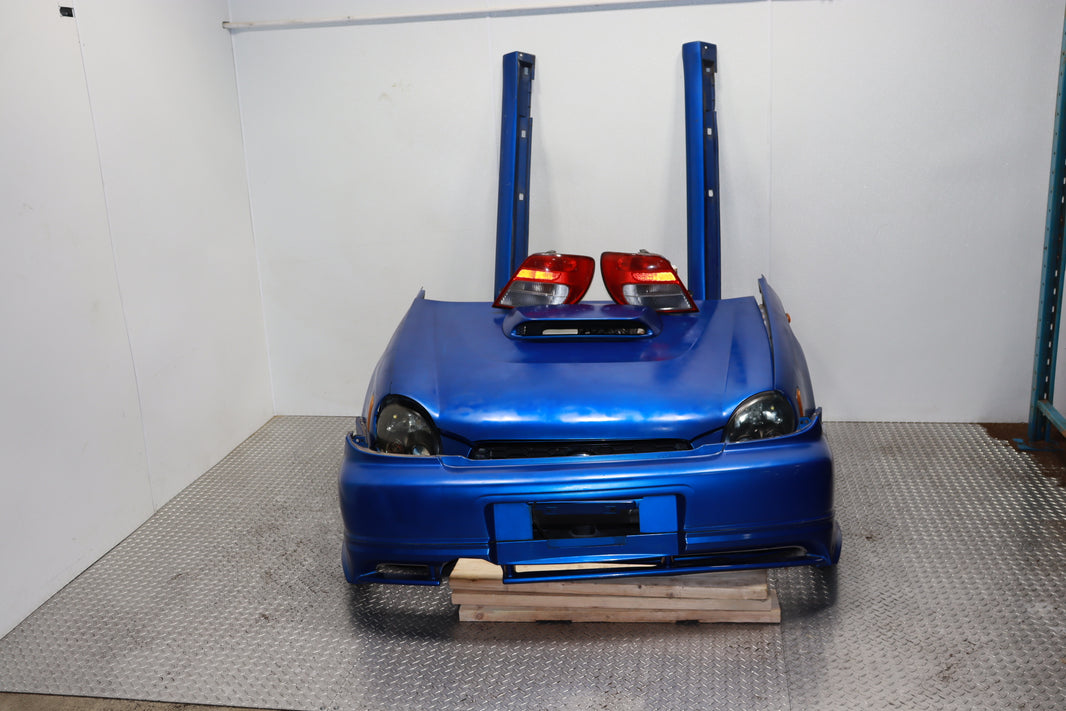 JDM 2002 - 2003 SUBARU IMPREZA WRX GDA BUGEYE COMPLETE FRONT-END NOSE CUT ASSEMBLY