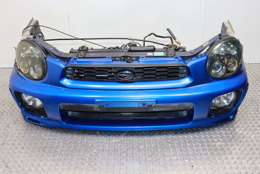 JDM 2002 - 2003 SUBARU IMPREZA WRX GDA BUGEYE COMPLETE FRONT-END NOSE CUT ASSEMBLY