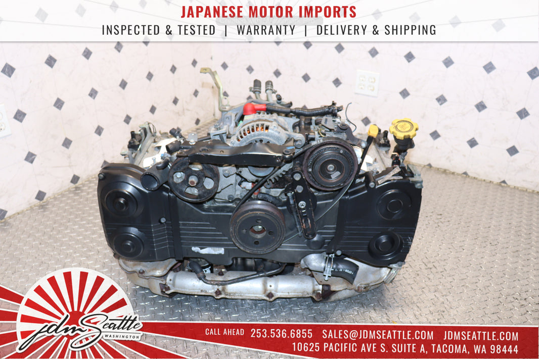 2002–2005 Subaru Impreza WRX 2.0L Turbo EJ205 Engine Non-AVCS JDM Long Block