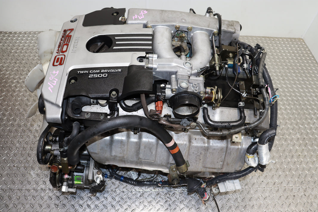 JDM RB25DE NEO MOTOR 2.5L STRAIGHT 6 NON-TURBO TWIN CAM COMPLETE ENGINE