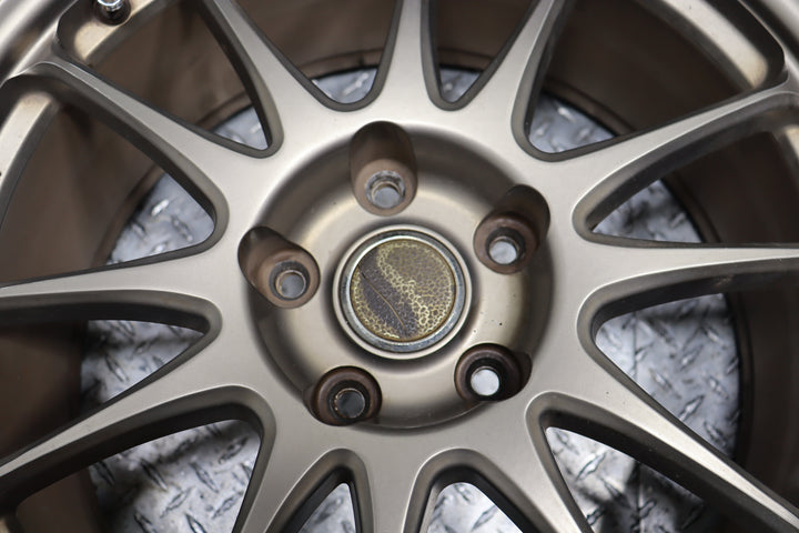 WRX STI bronze-colored, multi-spoke alloy wheels - 245/40zr18
