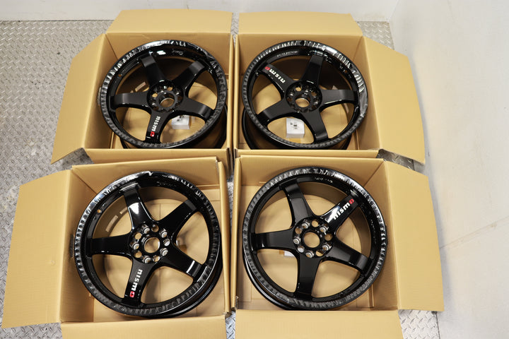 Genuine Nismo LMG T4 Gloss Black Wheels – 18x9.5 +12, 5x114.3 (Set of 4)