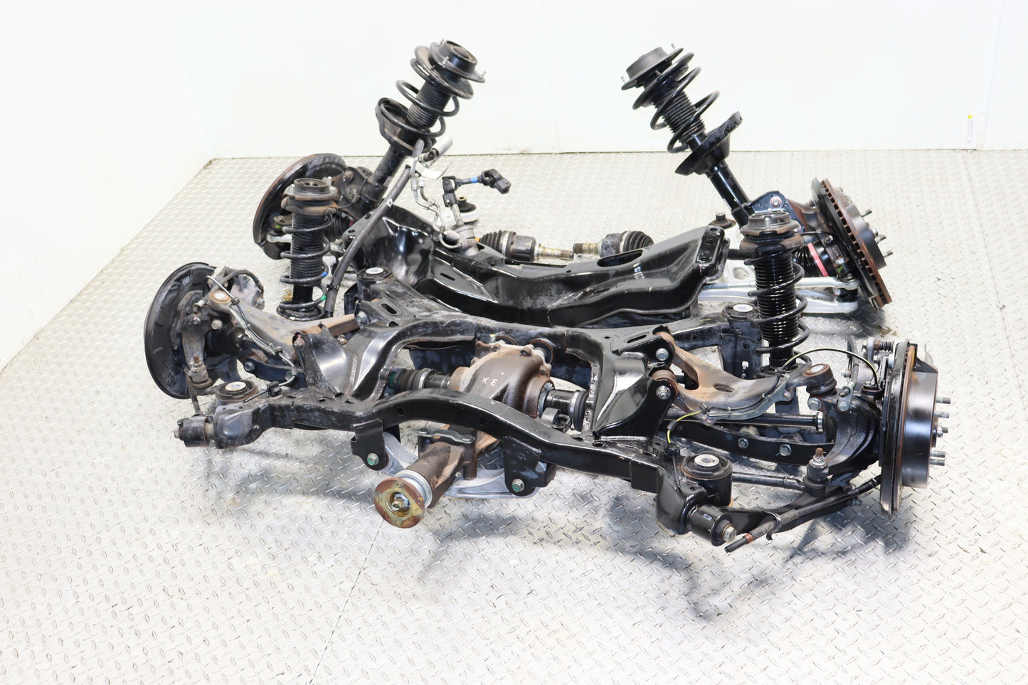 2008–2014 Subaru WRX STI OEM Complete Front & Rear Suspension Assembly