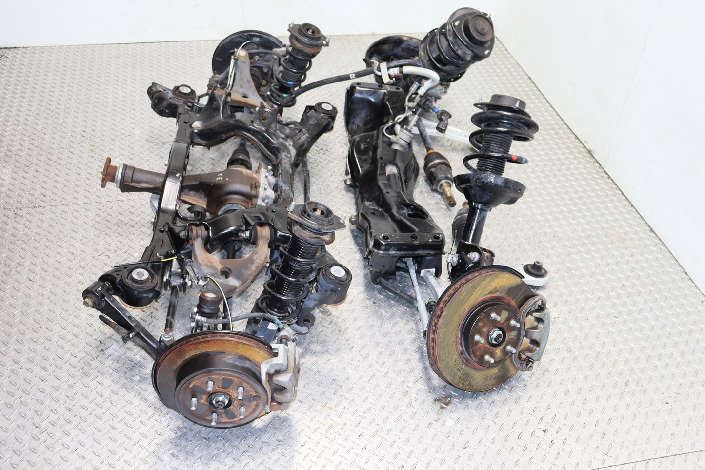2008–2014 Subaru WRX STI OEM Complete Front & Rear Suspension Assembly