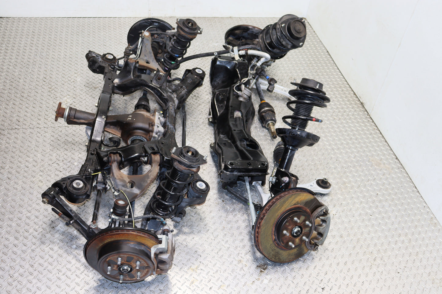 2008–2014 Subaru WRX STI OEM Complete Front & Rear Suspension Assembly