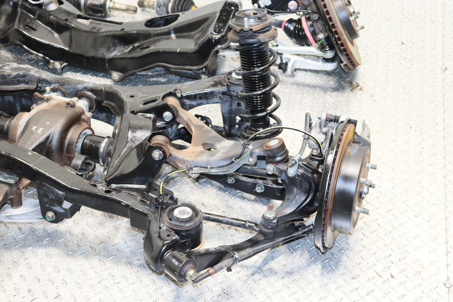 2008–2014 Subaru WRX STI OEM Complete Front & Rear Suspension Assembly