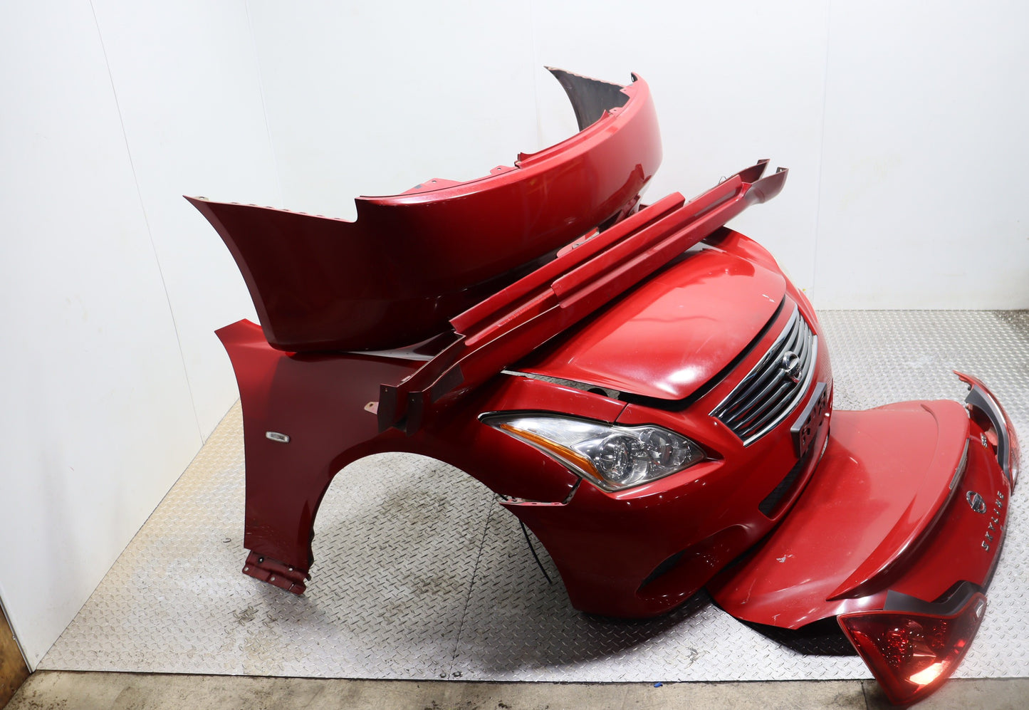Nissan Skyline 370GT Infiniti G37 Coupe JDM Complete Front End Nose Cut