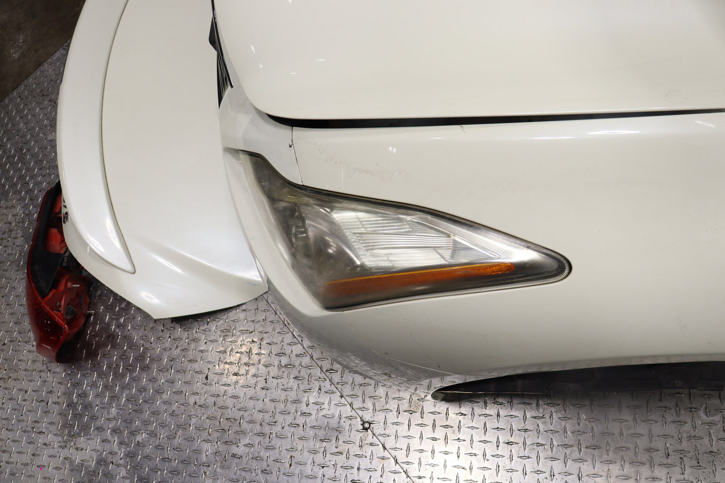Infiniti G37S Coupe JDM Complete Front End Nose Cut & Rear Trunk Assembly White OEM