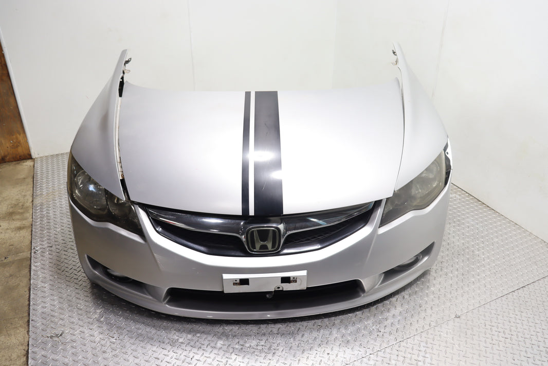 JDM 2006-2010 Honda Civic FD3 Complete Front End Nose Cut Assembly